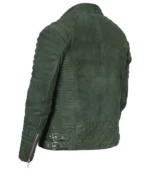 Armand-Green-Suede-Biker-Jacket-Back
