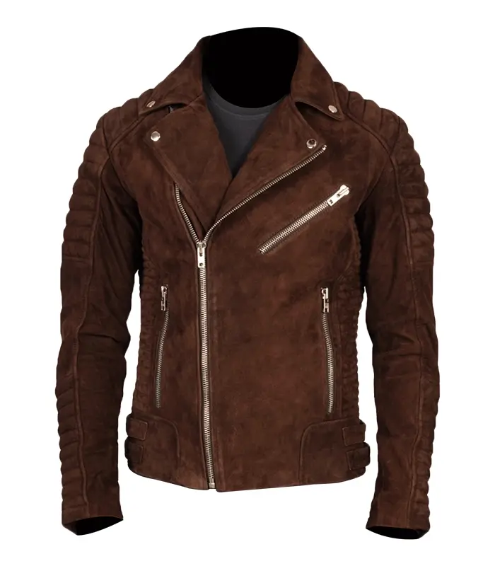 Armand-Mocha-Suede-Biker-Jacket-front
