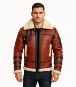 Aviator Sheepskin RAF B6 Bomber Jacket