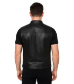 Black Leather Vest