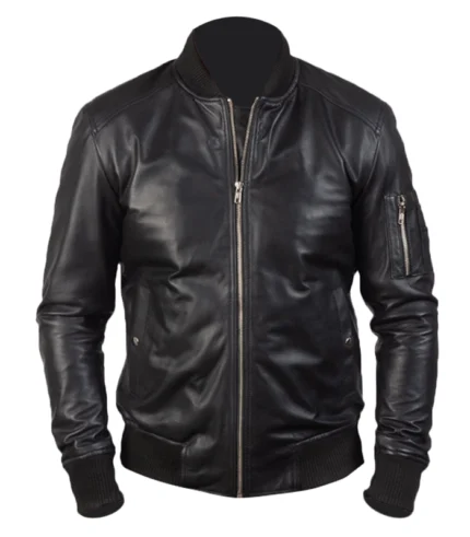 Bomia-Ma-1-Black-Leather-Bomber-Jacket-f.