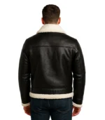 Francis B-3 Leather Bomber Jacket b