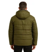 Green Hooded Puffer Jacket
