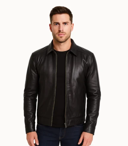 Inferno Black Leather Jacket