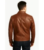 Inferno Brown Leather Jacket