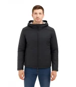 Mens Lightweight Hooded Insulated Jacket