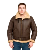 Mens RAF Sheepskin Bomber Jacket