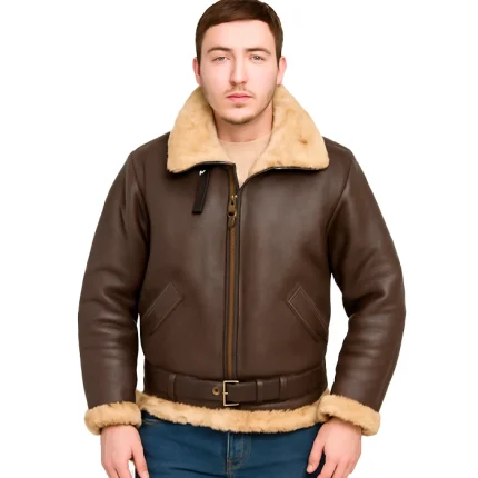 Mens RAF Sheepskin Bomber Jacket