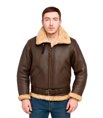 Mens RAF Sheepskin Bomber Jacket