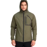 Men’s Water-Resistant Hooded Windbreaker