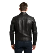 Noah Black Leather Biker Jacket