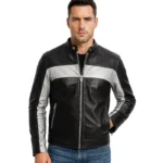 Randolf Black and Silver Leather Jacket