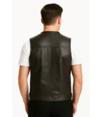 Safari Brown Leather Vest
