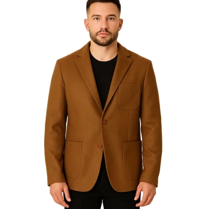 Borges Brown Wool Blazer