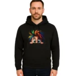 Rainbow Hair Graphic Custom Hoodie