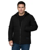 Herman Men's Black 34 Length Down Puffer Jacket – Winter Insulated Coat