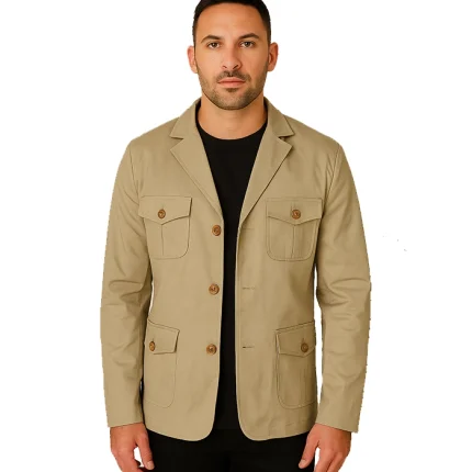 Kajetan Beige Safari Jacket