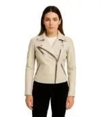 Ninfa-Women-Moto-Style-Beige-Real-Leather-Jacket-Video