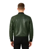Shane Green Leather Bomber Jacket