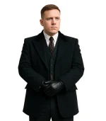 Shelby Men’s 1920’s Gangster Classic Black Coat