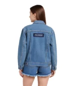 Womens Oversized Light Blue Denim Jacket