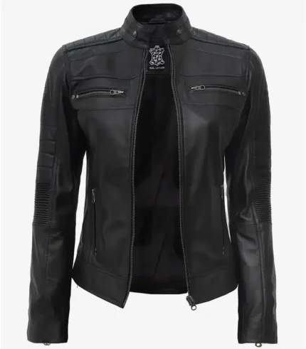 womens-leather-jacket Front