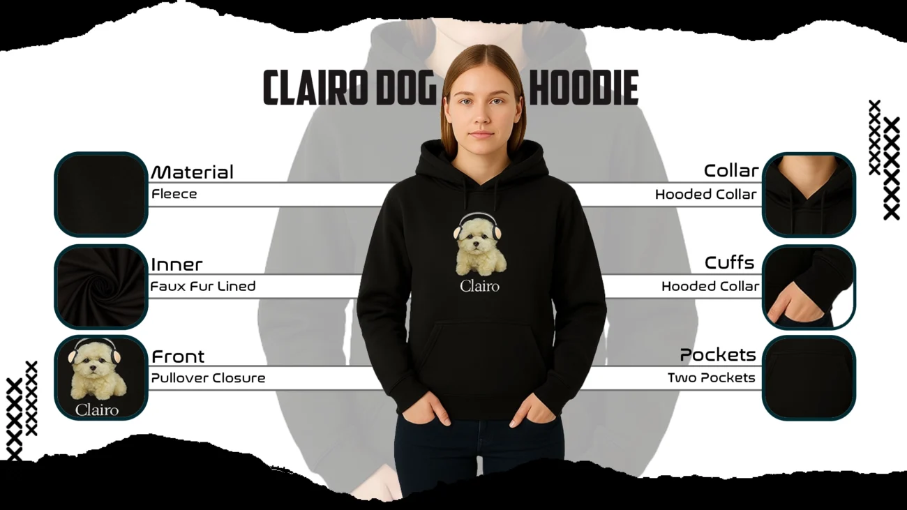 Clairo Dog Hoodie