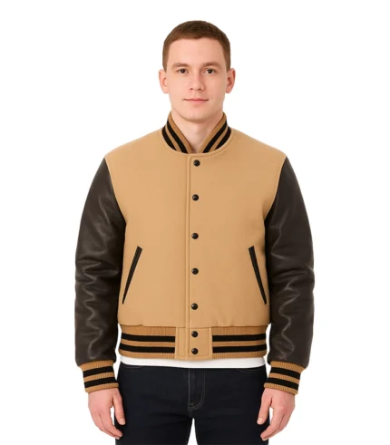 Mens Golden Bear Letterman Jacket
