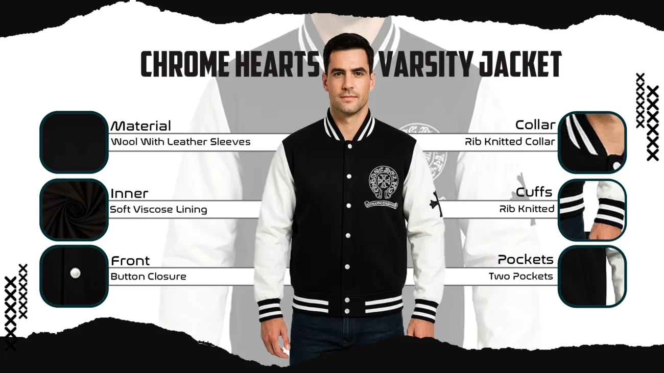 Chrome Hearts Varsity Jacket