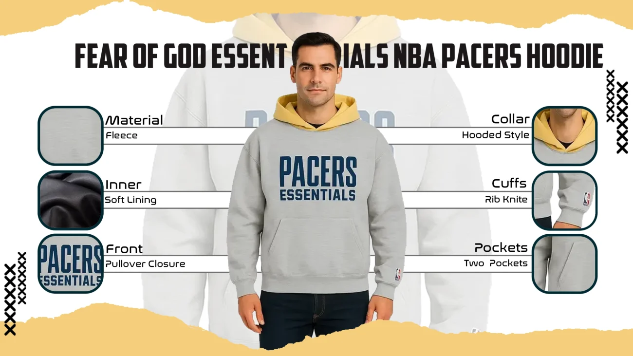 Fear of God Essentials NBA Pacers Hoodie