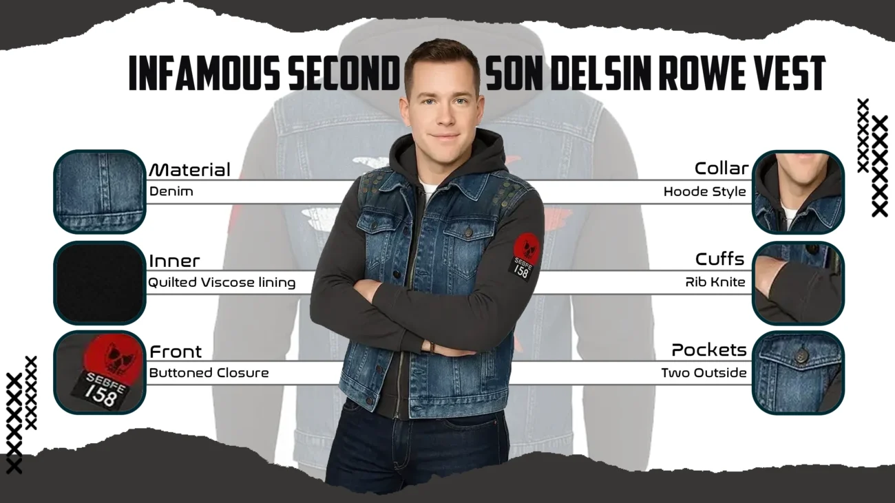Infamous Second Son Delsin Rowe Vest