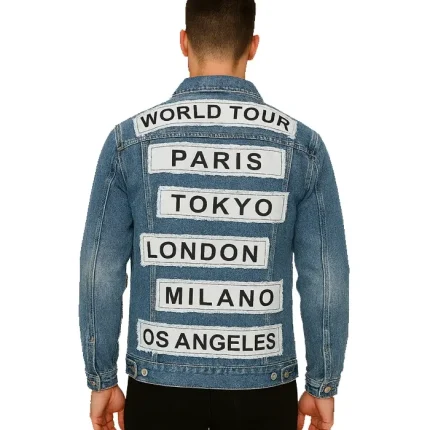 Mens World Tour Denim Jacket