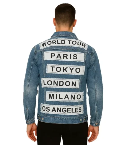 Mens World Tour Denim Jacket