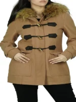 The Chelsea Duffle Coat Women – Camel