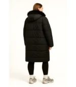 Women's Puffer Plus Size Faux Fur Coat