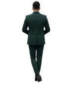 Mens Dark Green 3 Piece Suit