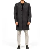 Gary Grey Wool Coat Men