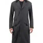 Joel Men’s Charcoal Grey Long Wool Coat