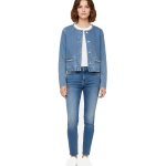 Rhinestone denim jacket