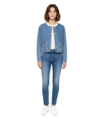 Rhinestone denim jacket