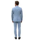 Stefano 3 Piece Sky Blue Suit
