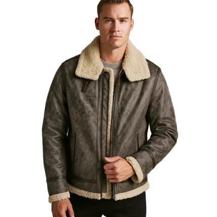 Xander Aviator With Faux Shearling