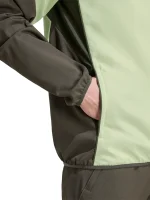 Lime green Adidas training track jacket 25-26 showing sporty shape and full zip style for daily wear