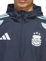 Argentina FIFA World Cup 2026 adidas jacket in navy showing clean finish and comfortable full-zip fit