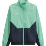 Australian Open 2026 color block track jacket showing sporty front look