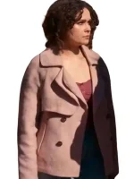 Dana Matheson pink peacoat from Home and Away 2026 TV series, stylish and elegant