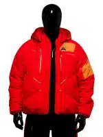 Death Stranding 2 jacket in red color showing clean fit and shape