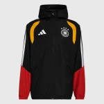 Germany World Cup 2026 full-zip jacket black front style