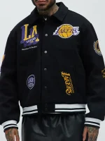 Lakers Ring Leader basketball varsity jacket