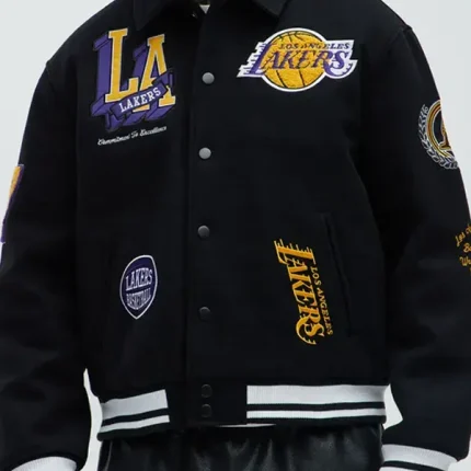 Lakers Ring Leader basketball varsity jacket